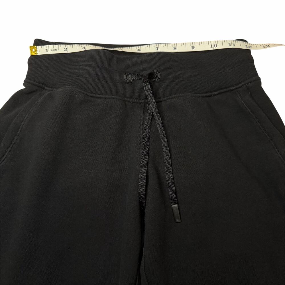Lululemon Black Relaxed Jogger Sweatpants Drawstring Lounge Size 2 Athleisure - Picture 8 of 10